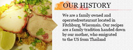 Our History with text interlaid